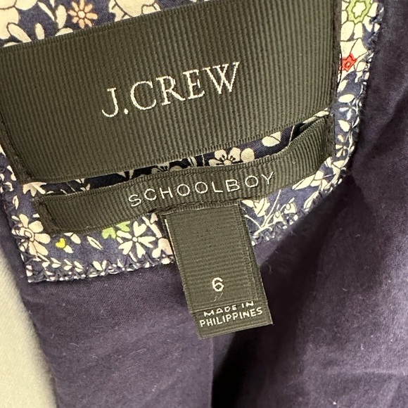 J. Crew Black and Cream Floral Blazer - Picture 6 of 7